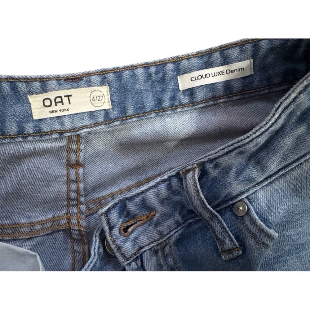 Oat New York Cloud Luxe denim wide leg jeans - Picture 5 of 6